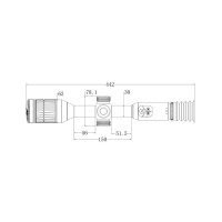 Hikmicro ALPEX A50 TN - Céltávcső digitális éjjellátó 940 nm - Infra fényvető Tenosight L-940 Laser