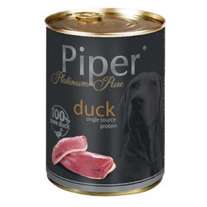 PIPER PLATINUM PURE 400g kacsahússal felnőtt kutyusoknak
